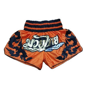 กางเกงขาสั้นมวยไทยขาสั้นแบบลำลองสำหรับผู้ชายกางเกงขาสั้นสำหรับชกมวยแบบออกแบบโลโก้ได้ตามต้องการ - Product Image 3