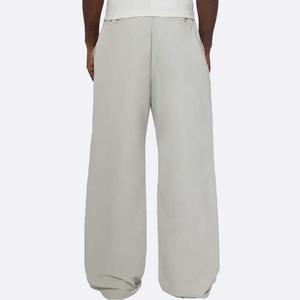 กางเกงวิ่งขายาวสำหรับผู้ชายกางเกงวอร์มทรงซ้อนแบบลำลองเอวยางยืดตกแต่งแบบเย็บปะสไตล์วินเทจ - Product Image 4