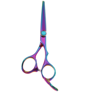 IMANS Stainless Steel Blade <b>Hair</b> <b>Cutting</b> <b>Scissor</b> with Rainbow Finish - Product Image 5
