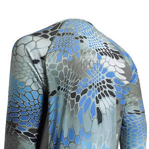 Servicio OEM, Último Diseño, UPF 50, Transpirable, Secado Rápido, Camisetas de Pesca de Alta Calidad, Impresión por Sublimación Personalizada - Product Image 5