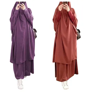 High Quality Islamic Clothing Women Clothing Abaya 2022 Scarves And Hijabs Dubai Muslim Women Denim Pray Abaya Dress