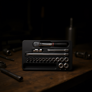 Jeu d'outils Usag de 18 pièces avec douilles polygonales à cliquet - Product Image 3