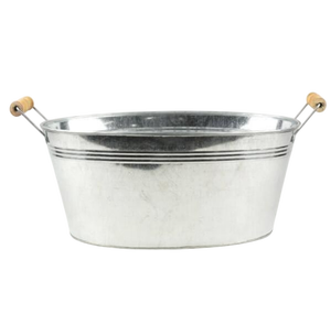 Jardinière vintage en métal galvanisé Design floral durable Pots de fleurs et jardinières d'intérieur et d'extérieur personnalisables pour un usage domestique - Product Image 6