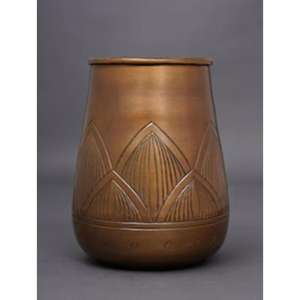 Jarrón de Metal Texturizado Premium para Decoración de Sala de Estar y Exhibición de Flores Elegante con Artesanía Contemporánea Hecha a Mano - Product Image 3