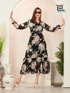 เดรสวันพีชลายดอกไม้สวยๆมีรายละเอียดที่ยอดเยี่ยมเหมาะสำหรับใส่ตอนกลางวันและตอนเย็น - Product Image 5