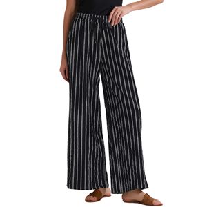 Pantalons décontractés taille haute à rayures rouges, anti-plis, personnalisables, taille US, respirants, écologiques, coupe ample, été, vente en gros - Product Image 3