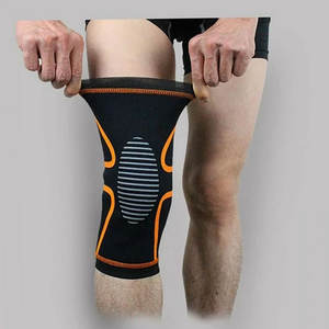 Services OEM Manchon de genou Compression 7mm Néoprène Fabriqué en usine Sport Solide Haltérophilie 7mm Manchon de genou en néoprène personnalisé - Product Image 2