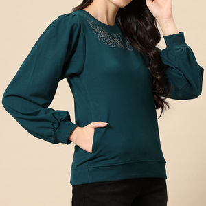 Fabricante de Sudaderas para Mujer, Talla Grande, Felpa Francesa, Estampadas, Tejidas, Casuales, con Capucha, Holgadas, Transpirables - Product Image 5