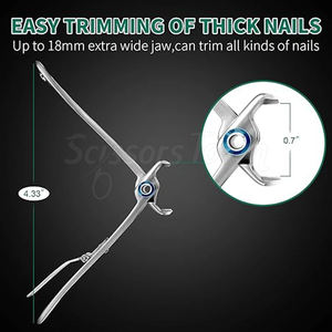 Coupe-ongles ergonomique à usage intensif avec option de marque, idéal pour la vente au détail et en gros - Product Image 5