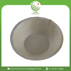 Vaisselle jetable de bols ronds profonds de feuille de palmier naturelle durable et écologique pour le service de nourriture pour les mariages et les événements - Product Image 2