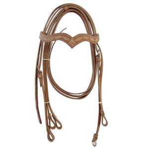 ¡Top Trending Eco Leather Equestrian Western Horse Headstall & Breast Collar Set Handcrafted Racing Halter & Girth a la venta! - Product Image 1