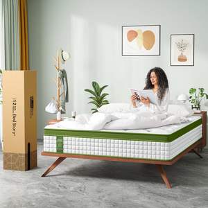 Matelas enroulable durable et respirant avec housse amovible, lit en mousse compressée sous vide pour chambre, villa, maison, transport facile - Product Image 4