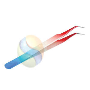 Pinzas de Precisión Premium para Extensión de Pestañas, Herramienta de Belleza Profesional de Acero Inoxidable, Pinzas para Extensión de Pestañas con Ultra Agarre - Product Image 5