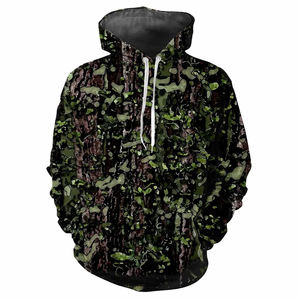 เสื้อฮู้ดลายพรางสำหรับล่าสัตว์ออกแบบมาเพื่อความทนทานความอบอุ่นและความยืดหยุ่นตัวเลือกซิปเต็มรูปแบบสำหรับการตั้งแคมป์เดินป่าและล่าสัตว์ - Product Image 1