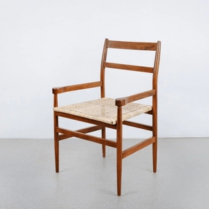 เก้าอี้รับประทานอาหารขนาด55x48x83ทำจากไม้มะฮอกกานีและหวาย - Product Image 1