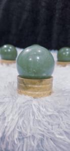 Sphères en pierre d'aventurine verte, pierre de guérison, boule de cristal, sphère de guérison Reiki, taille 50-55 mm - Product Image 3