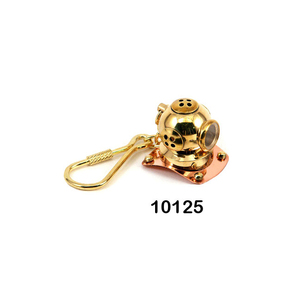 Porte-clés nautique en laiton finition antique pour cadeaux nautiques vintage offrant un look intemporel et une construction solide - Product Image 3