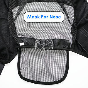 Masque de mouche d'été intelligent anti-moustique doux et confortable de haute qualité-Cheval en maille transparente léger avec oreilles - Product Image 6