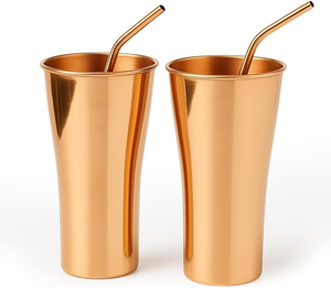 Tasses à bière de camping en acier inoxydable monocouche coréennes, grande capacité, tasses à eau de bar, tasses à thé au lait, mugs à café - Product Image 1