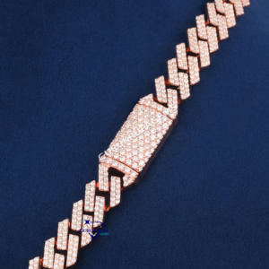 Timeless Glow Moissanite Diamond Chain Mezcla perfecta de sofisticación y estilo callejero Precisión elaborada en plata de ley 925 - Product Image 5