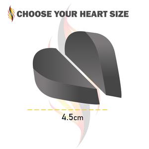 Mejor colección Cocoriki Cáscara de coco Nargile Shisha Hookah Incienso Orgánico en forma de corazón Carbón negro - Product Image 6