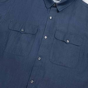 Camisa de Vestir Aristino Brezza para Hombre, Estilo Mandarín, Antiarrugas, Transpirable, 100% para Trabajo, Estilo ALS2120Z, Precio de Mayoreo, Top Ventas - Product Image 3