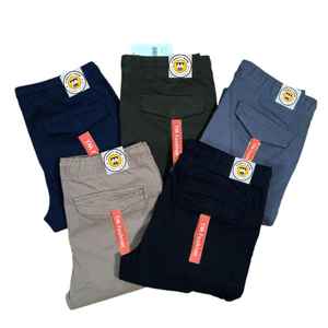 Pantalon de jogging en coton et spandex pour hommes de haute qualité en tout temps pantalon en sergé de douane pantalon décontracté toute la saison pour un pantalon de bonne qualité - Product Image 2