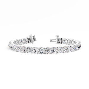 Bracelet de tennis en diamant cultivé en laboratoire rond intemporel 16.14 carats meilleur cadeau de tous les temps en or 14 carats 18 carats bijoux fins pour elle en gros - Product Image 2