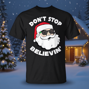 Camiseta de Papá Noel con Gafas de Sol, No Dejes de Creer - Producto Promocional - Product Image 3