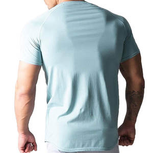 Material duradero Hombres cómodos Gimnasio Camisetas Color sólido Hombres Gimnasio Camisetas Hecho en Pakistán - Product Image 2