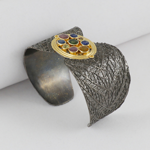 Wholesale Price Gold Plated Trendy Sapphire <b>Bracelet</b> for <b>Women</b> Engagement Wedding Party Gift - Product Image 2