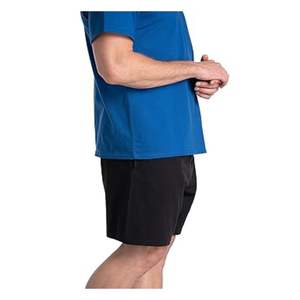 Vêtements de sport athlétiques 100 % coton/tissu personnalisé à séchage rapide, tendance, pour hommes, style urbain, 5 pouces, maille unie - Product Image 2