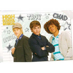 โปสการ์ดโรงเรียนมัธยม High School Musical ปรับแต่งได้ กระดาษ A5 สำหรับธุรกิจ วันเกิด คริสต์มาส วันหยุด พิมพ์ด้วยระบบดิจิทัล - Product Image 1