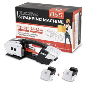 Outil de cerclage électrique BAOSHISHAN pour sangles PP PET de 1/2 po à 5/8 po, machine de cerclage automatique, batterie 3000 mAh - Product Image 3