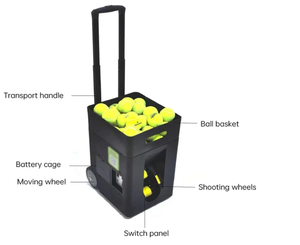 OFERTA: NUEVO STOCK Máquina Lanzapelotas de Tenis de Alta Gama con Control Remoto para Entrenamiento Deportivo con Raqueta - Product Image 6