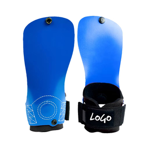 Neoprene Padded Natural Rubber <b>Hand</b> <b>Grips</b> CrossFit Calleras Gym Workout Training Palm Protectors for Pull Ups Hanging <b>Grip</b> - Product Image 3