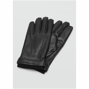 Guantes de invierno de piel de oveja para hombre - Product Image 5