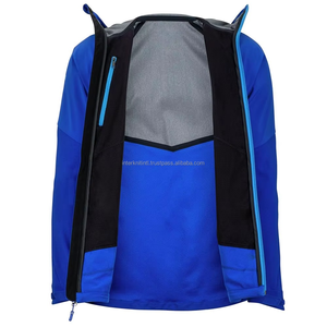 New Spring Commuter Outdoor <b>Jacket</b> <b>Waterproof</b> Breathable Woven Silk Panel Design, Adjustable Waist Casual Style Men's <b>Jackets</b> - Product Image 2