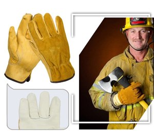 Guantes de jardinería de cuero ligeros y cómodos de alta calidad - Product Image 4