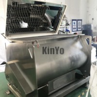 Mélangeur à pales automatique SUS316L pour boîte de vitesses, pour aliments, produits chimiques et épices en poudre, capacité 1000L