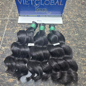 Meilleure Qualité 100% Vierge Ondulée En Vrac Extensions De Cheveux Humains En Gros Du Vietnam - Product Image 1