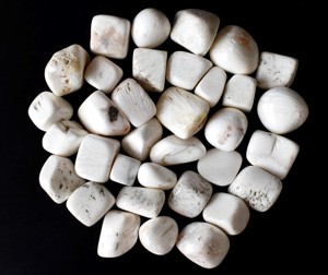 Bulk Selling High Quality Dynamic Style Boost of Energy and Positivity Scolecite Tumbled Stones - Product Image 1