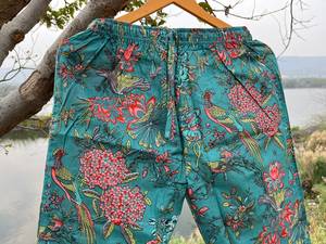 Ropa de dormir de algodón con estampado de pájaros sexy para mujer, traje de noche suave con pantalón, ropa de noche para niñas, trajes de dormir - Product Image 5