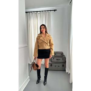 Manteau en cachemire à œillets camel - Camel - Product Image 3