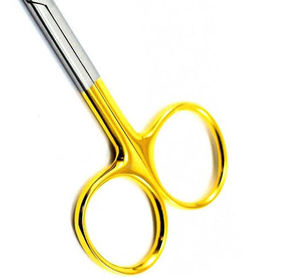 Tijeras de Iris Curvas de Acero Inoxidable para Instrumentos Quirúrgicos Médicos Profesionales - Product Image 6