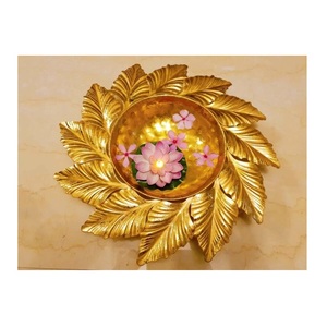 Urli ตกแต่งทองเหลืองสีทองสำหรับตกแต่งบ้านและงานแต่งงาน - Product Image 2