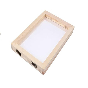 Khung ảnh gỗ và hình vuông với khung kính và bảng Ware mặt hàng trang trí và đóng gói duy nhất - Product Image 5