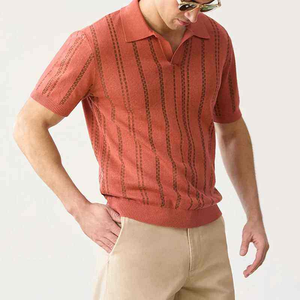 Venta al por mayor de los hombres de alta calidad 100% poliéster Golf para Polos transpirable Casual Regular-Fit cuello personalizado camisetas - Product Image 2