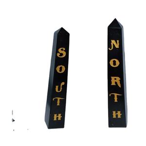 Grossiste et fournisseur de tours d'agate noire, ensemble d'éléments de Reiki - Product Image 1