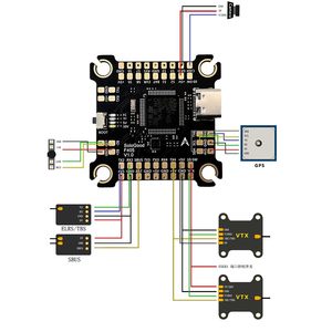 SoloGood F405 FC+BLHELI_S 55A 4in1 ESC)30.5X30.5mm <span class=keywords><strong>2</strong></span>-6S FPV 프리스타일 드론 부품 F405 55A 스택 - Product Image 4